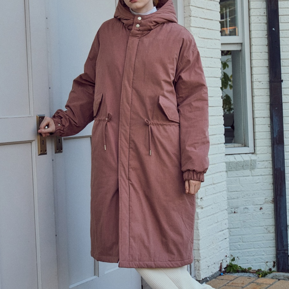 Langer Parka mit Kapuze